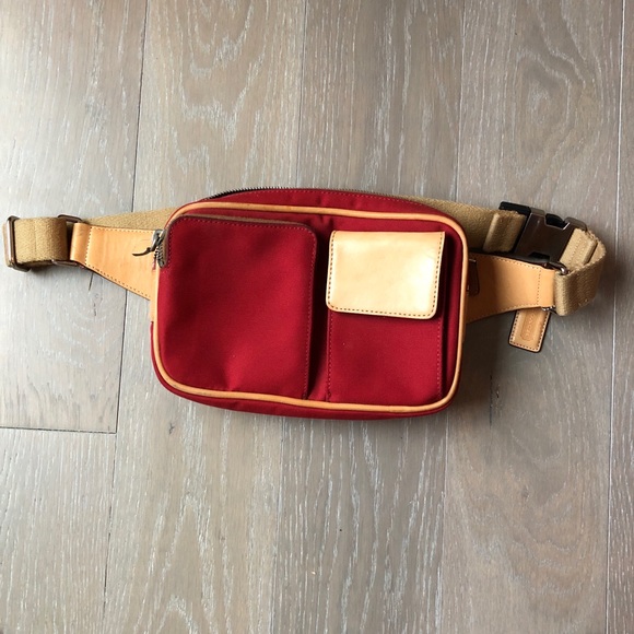 red coach fanny pack